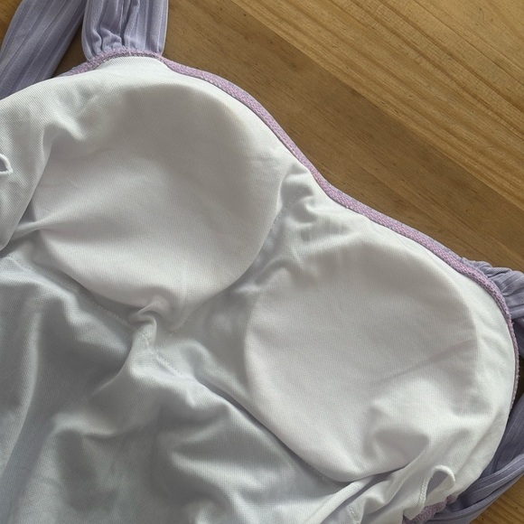 Lavender Ribbed Bikini Set - Picture 5 of 8